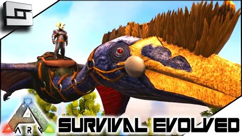 Ark Survival Evolved Super Quetzal Solo Tame S E The Center Map