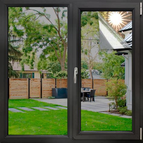 Sun Blocking Privacy Window Film: One Way Window Tint for Home, Daytime