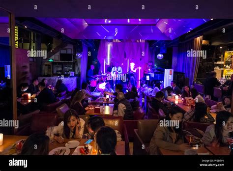 Jazz Bar In Xintiandi Shanghai China Stock Photo Alamy