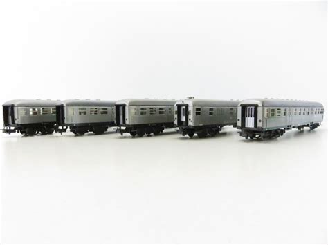 BIR1709 Märklin H0 AC 5er Set Nahverkehrswagen Silberlinge der DB