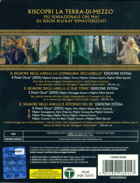 Il Signore Degli Anelli La Trilogia Extended Edition Versione