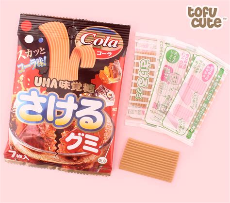 Buy Uha Sakeru Gummy Packet Peeling Candy - Cola at Tofu Cute