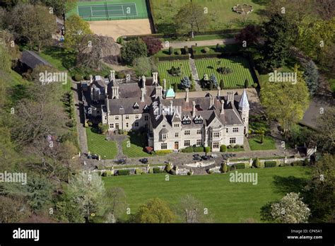 Aerial View Of Foxbury Manor Chislehurst Stock Photo Royalty Free