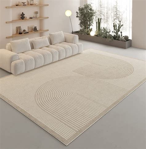 Modern Rugs under Coffee Table, Contemporary Floor Carpets under Sofa ...