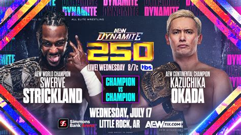 Matches And Segments Announced For 250th Episode Of Aew Dynamite