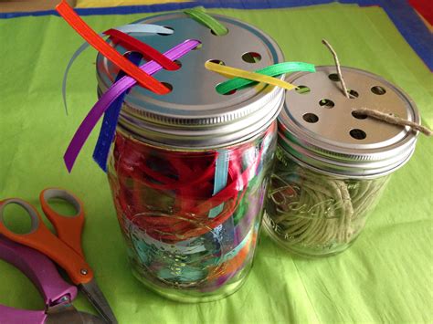 Mason Jar Ribbon Storage I Keep Trying Different Things For Ribbon