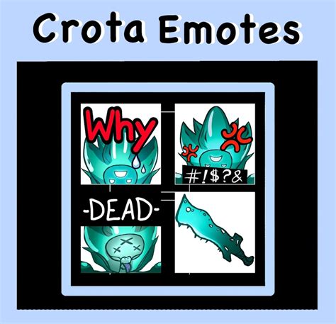 Crota Emotes Twitch Emotes Kick Emotes Discord Emotes Etsy