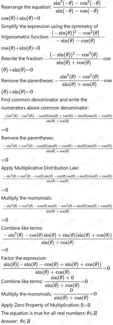 Solved SITUATION 1 Prove the following identities sin 2 θ cos 2