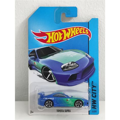 Hot Wheels Toyota Supra Falken Blue Shopee Malaysia