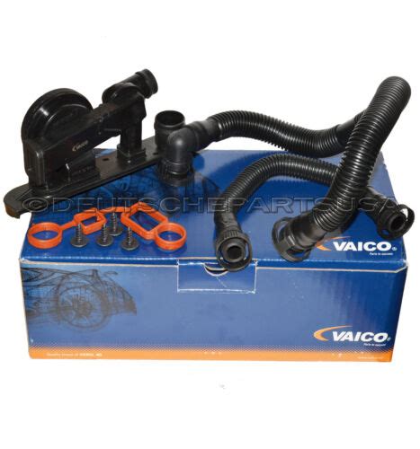 Vaico Crankcase Vent Valve And Breather Hose Kit For Vw Audi Ebay