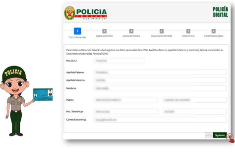 Cómo hacer la denuncia policial virtual