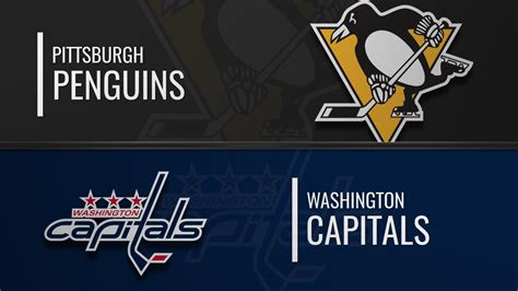 Washington Capitals Vs Pittsburgh Penguins