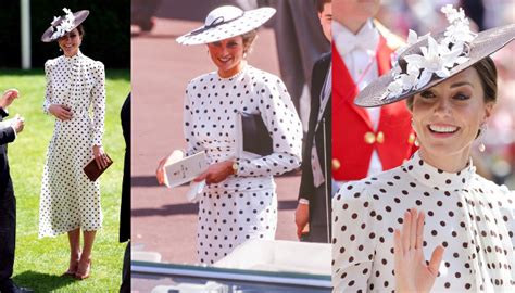 Kate Middleton Emulates Princess Diana S Outfit At The Royal Ascot