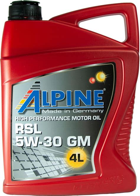 Olej silnikowy Alpine Rsl 5W30 Gm A3/B4 Sm/Cf 4l - Opinie i ceny na ...