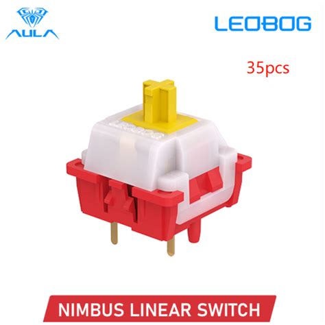 Aula Leobog Mechanical Axis Diy Axis Linear Flexible Switch Hot Swap Pom Material For Mechanical
