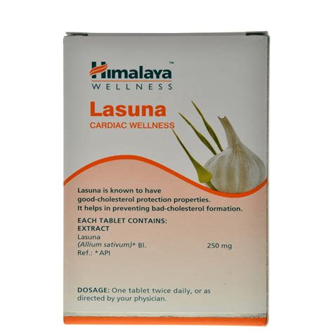 Himalaya Wellness Pure Herbs Lasuna Cardiac Wellness 60 Tablets Pack Of 1 Buy Indian