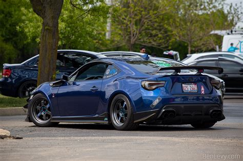 Blue Scion FR S With Bodykit BenLevy