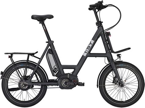 ISY Drive XXL N3 8 ZR E Bike 20 Schwarz Lavagrau Matt Amazon De