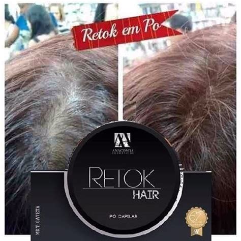 Retok Hair G Calvice Maquiagem Disfarce Falhas Anaconda Mercadolivre