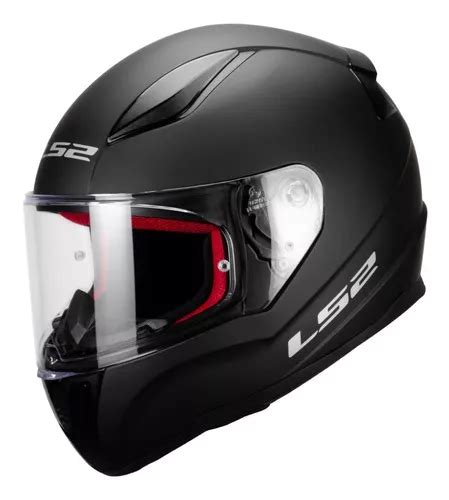 Casco Integral Ls Rapid Para Moto Negro Mate Seguridad Euro Tama O Del