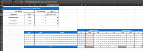 Faire Son Suivi De TVA Sur Excel LeBonLogiciel