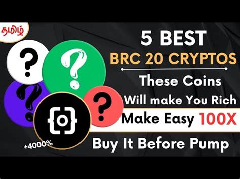 5 Best BRC 20 Tokens Buy Before Huge Pump It Will Make You