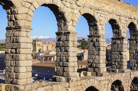 Aqueduct Of Segovia Spain Stock Image Image Of Architecture 80640315