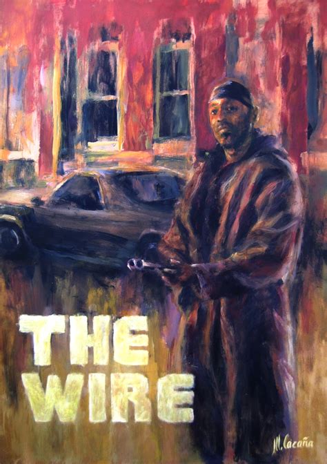 Omar Little. The Wire, original painting, Acrylic on Table, buy paintings