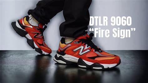 Dtlr X New Balance Fire Sign Unboxing On Feet Look Youtube