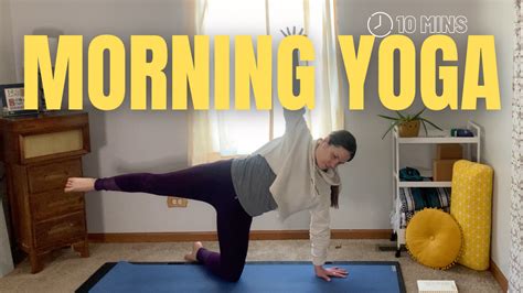 10 Minute Morning Yoga For ALL LEVELS No Props Yoga At Home Katie