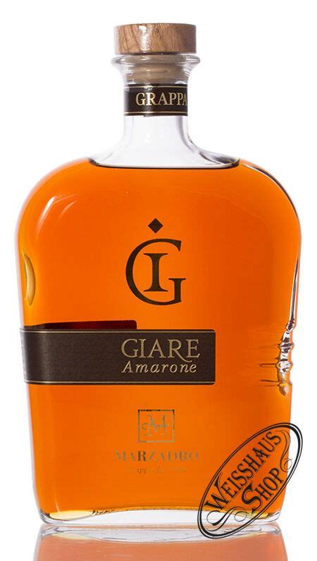 Marzadro Grappa Le Giare Amarone 41 Vol 2 0l Magnum Weisshaus Shop