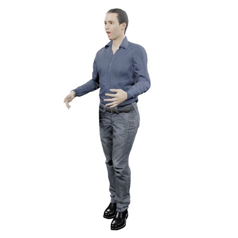 Male Model Happy Avatar Model Human Character 3d Illustration 13113882 Png