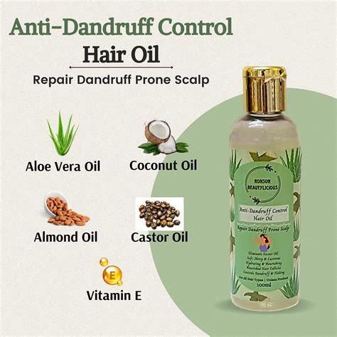 Anti Dandruff Control Hair Oil 100ml Ronson Beautylicious