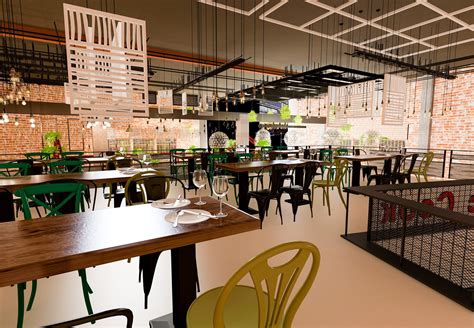 Industrial Restaurant on Behance