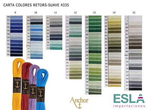 Esla Importaciones Somos Distribuidores De Hilos Anchor Retors Suave