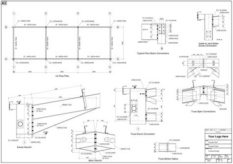 Steel Detailing Uk Steel Cad Drawings Fabrication Drawings