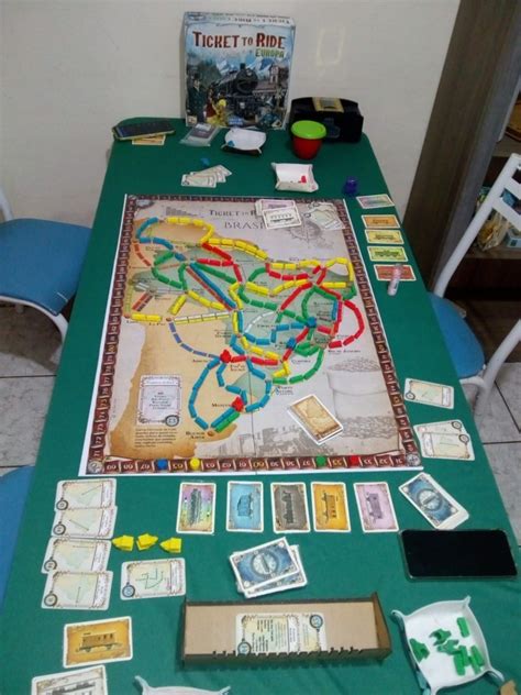 Ticket To Ride Brasil - Ticket to Ride: Mapa Brasil by AKT | Imagem | Partida Finalizada ...
