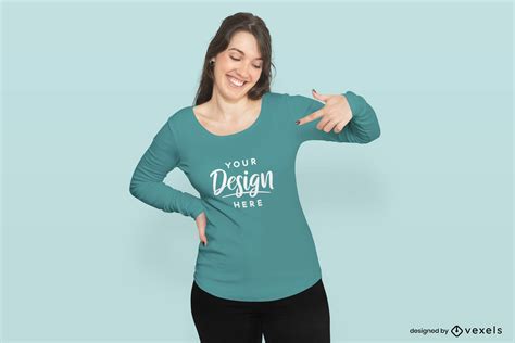 Long Sleeves Psd T Shirt Designs Mockup Templates