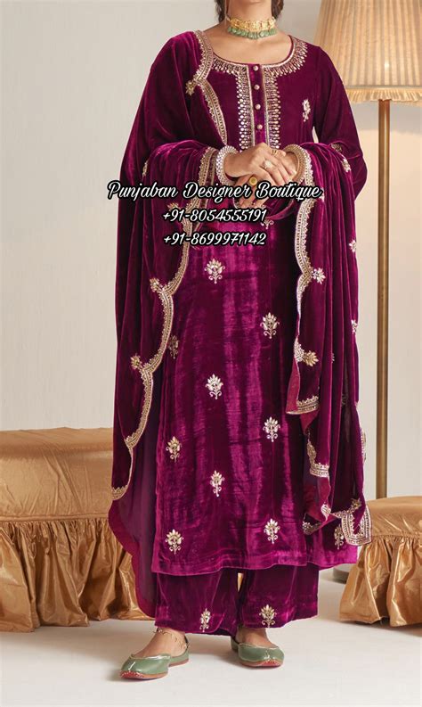 Punjabi Suit Simple Design Maharani Designer Boutique