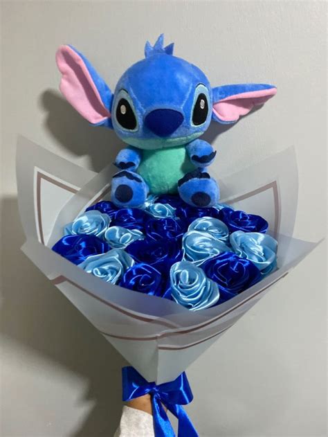 Ramo Eterno Stich Ribbon Flowers Bouquet Flower Bouquet Diy Ribbon