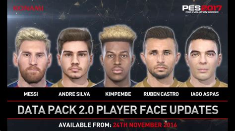 PES 2017 DLC 2 Faces Preview YouTube