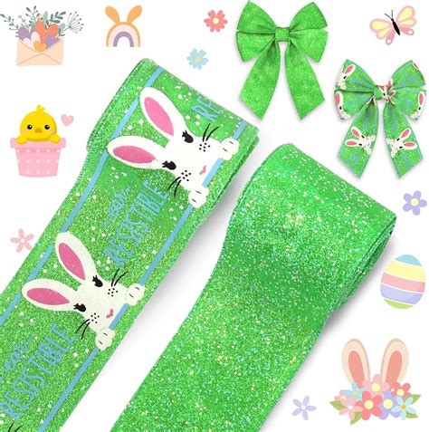 Amazon Hying Rolls Easter Craft Ribbons For Wreath Bows