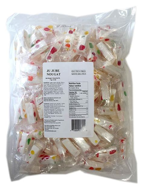 Italian Jujube Nougat Candy Individually Packed Soft And Chewy Nougat