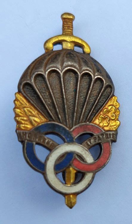 France Ancien Insigne Parachutiste Pr Paration Militaire Kaufen Auf