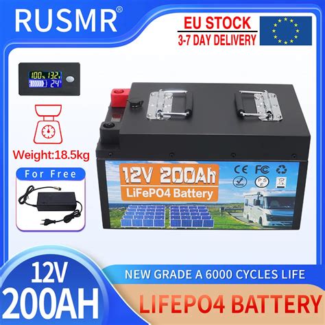 12v 200ah 120ah Lifepo4 Batterie Eingebaute Bms Lithium Eisen Phosphat