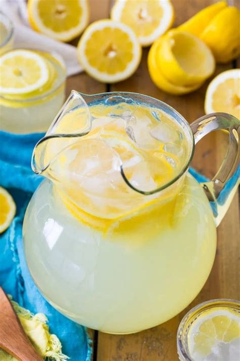 Homemade Lemonade Recipe Sugar Spun Run