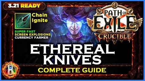 PoE 3 21 IGNITE ETHEREAL KNIVES ELEMENTALIST COMPLETE GUIDE PATH