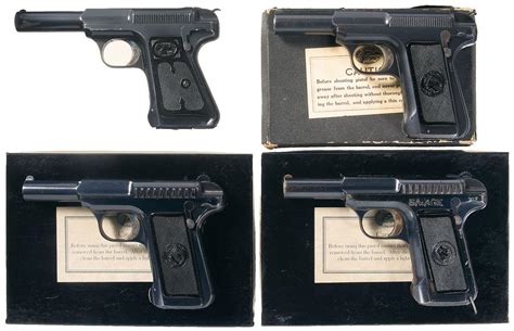 Collectors Lot Of Four Savage Arms Semi Automatic Pistols