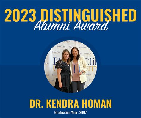 The 2023 Distinguished Alumni Award Goes To Dr Kendra Homan