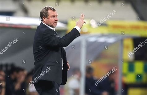 Plzens Head Coach Pavel Vrba Reacts Editorial Stock Photo Stock Image